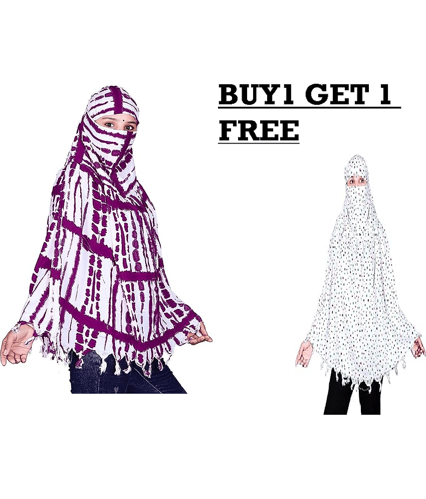 saiswar White Cotton Women's Dupatta - ( Pack of 2 ) - Dupattas & Shawls | Buy online on ZillyBuy