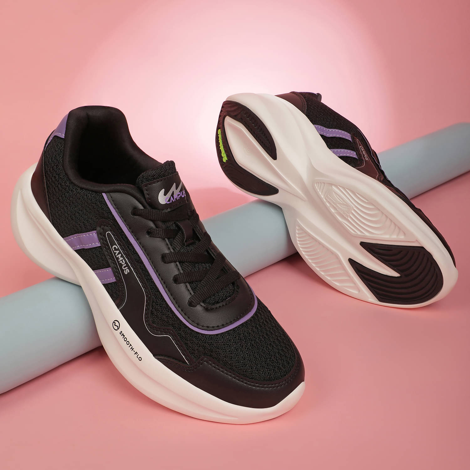     			Campus Black Women's Sneakers