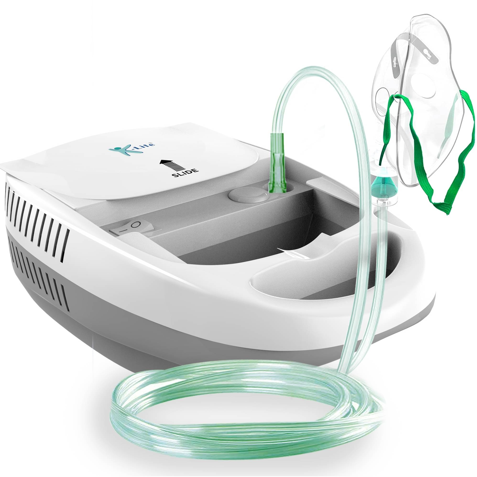     			K-life 108 Steam Respiratory Machine Kit For Adults & Kids Asthma Inhaler Patients Nebulizer (White)