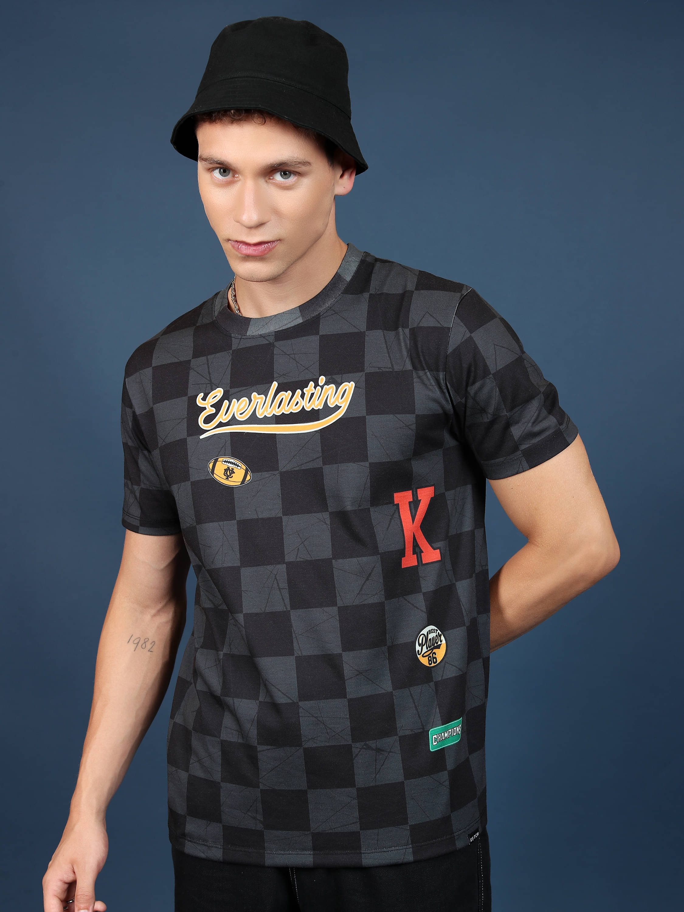 Ketch Pack of 1 Polyester Slim Fit Men's T-Shirt ( Black ) Ketch Pack of 1 Polyester Slim Fit Men's T-Shirt ( Black )