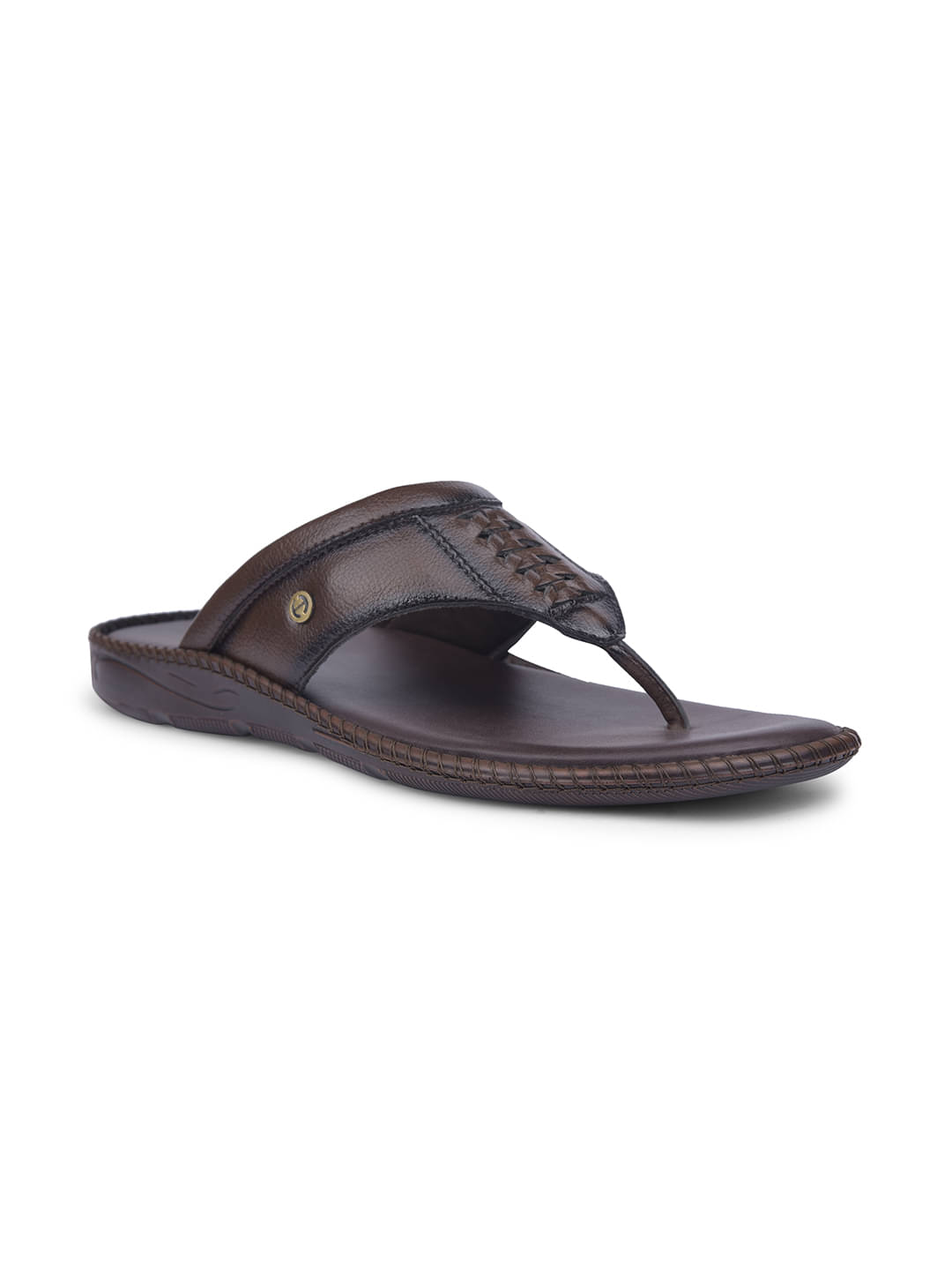     			Liberty Brown Men's Thong Flip Flop