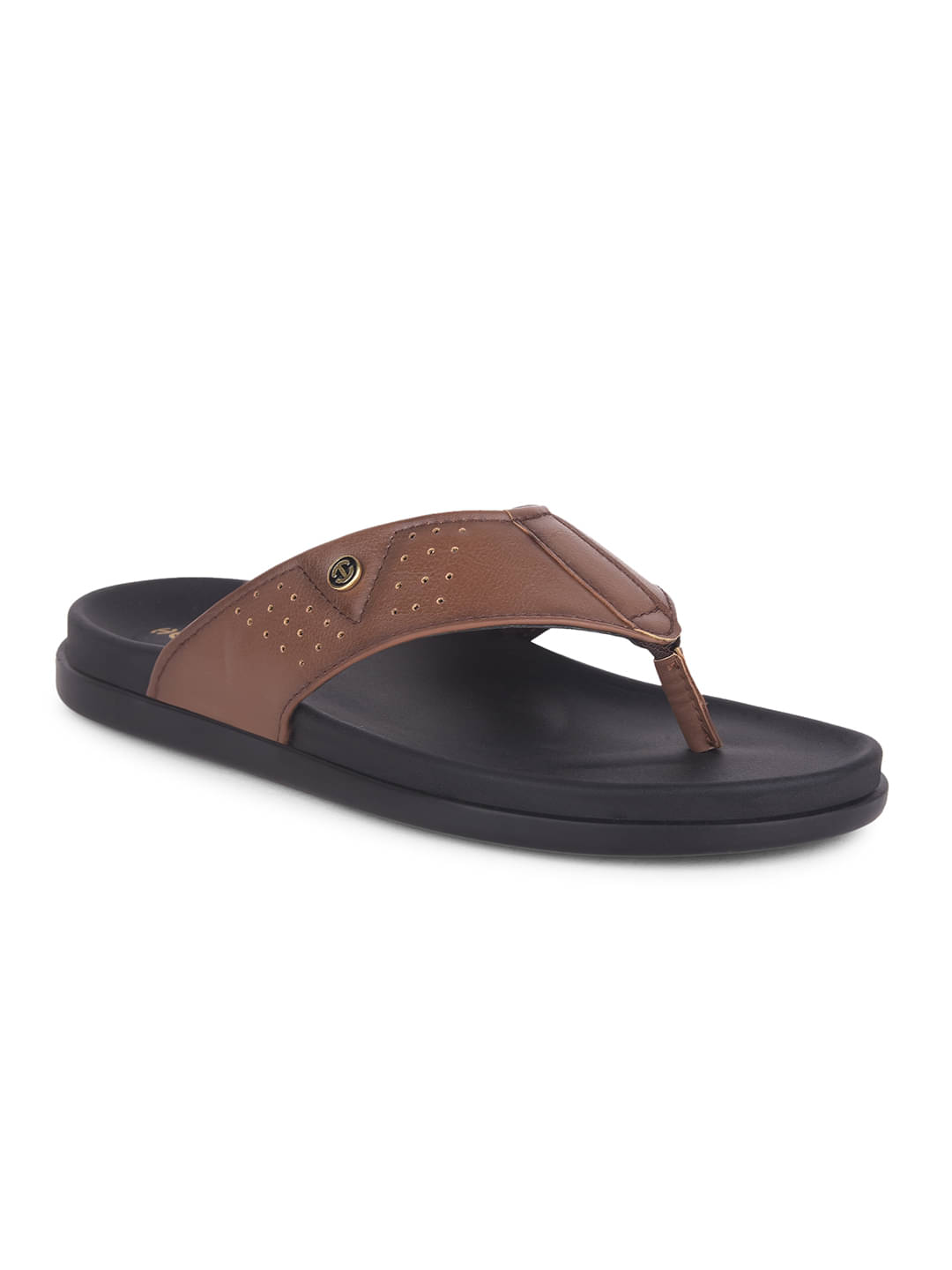     			Liberty Tan Men's Thong Flip Flop
