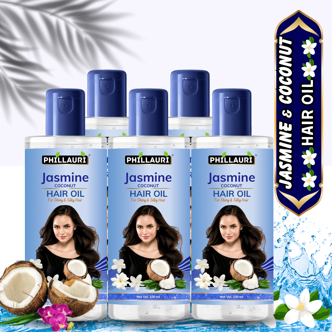 Phillauri Anti Dandruff Jasmine oil 500 ml ( Pack of 5 )
