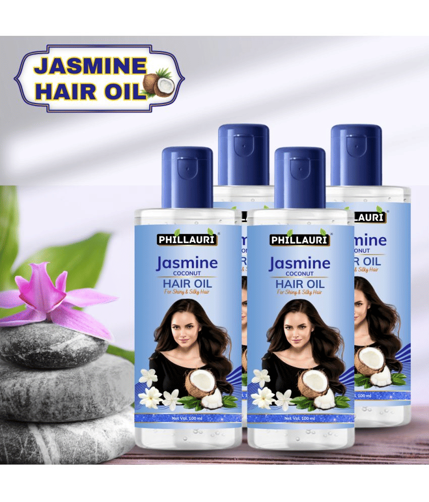 Phillauri Stress Relief Jasmine oil 400 ml ( Pack of 4 )