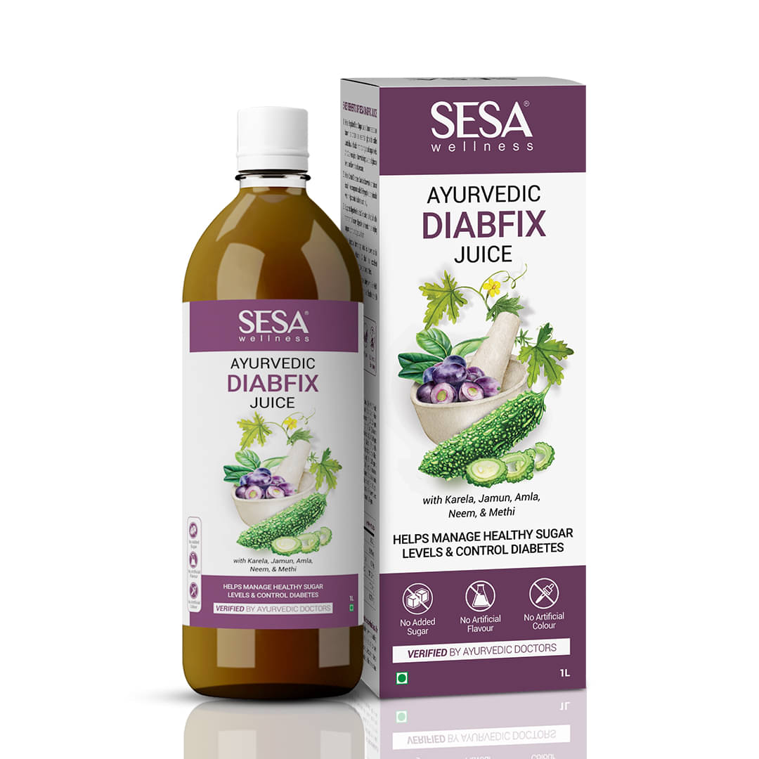     			Sesa Diabfix Juice With Karela Jamun Amla Liquid 1000 Ml Pack of 1