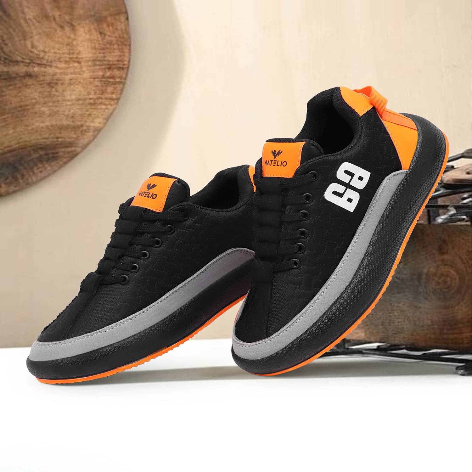     			VATELIO Stylish/Comfortable Black Men's Lifestyle Shoes