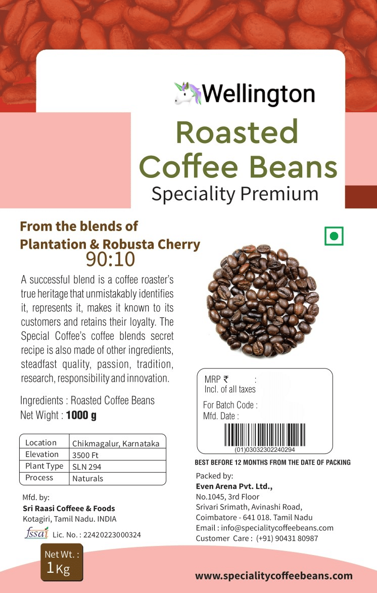     			Wellington Marketers Coffee Beans 1 kg