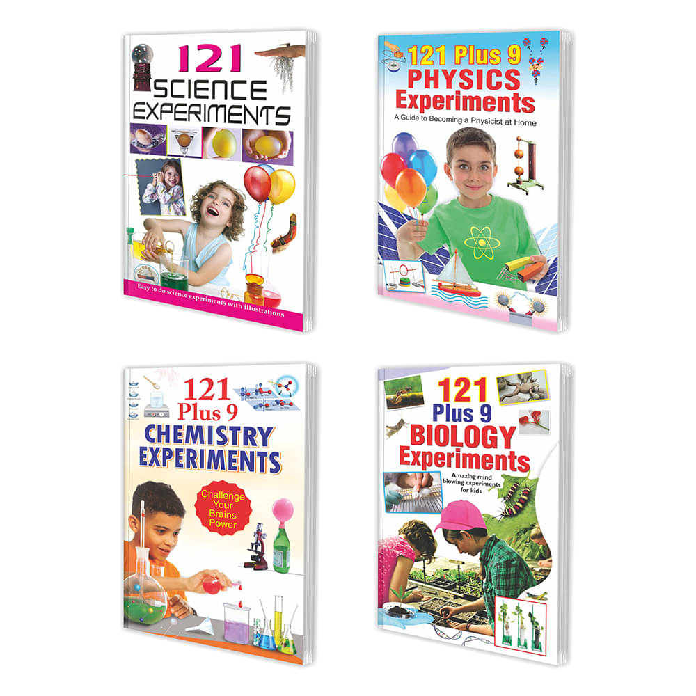     			121 Plus 9 Science Experiment Complete Combo | Pack of 4 Learning Experiment Books
