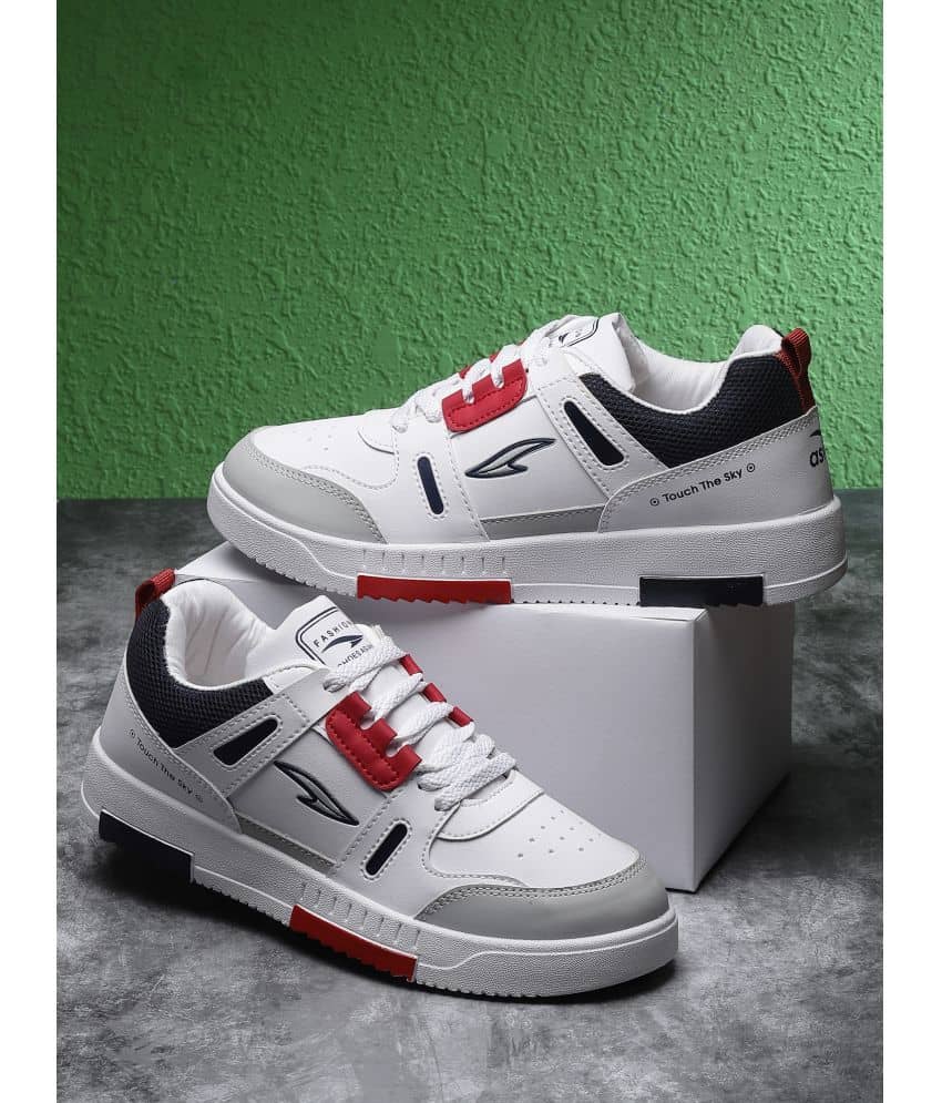 ASIAN TARZAN-06 White Men's Sneakers - Casual Shoes | Buy online on ZillyBuy
