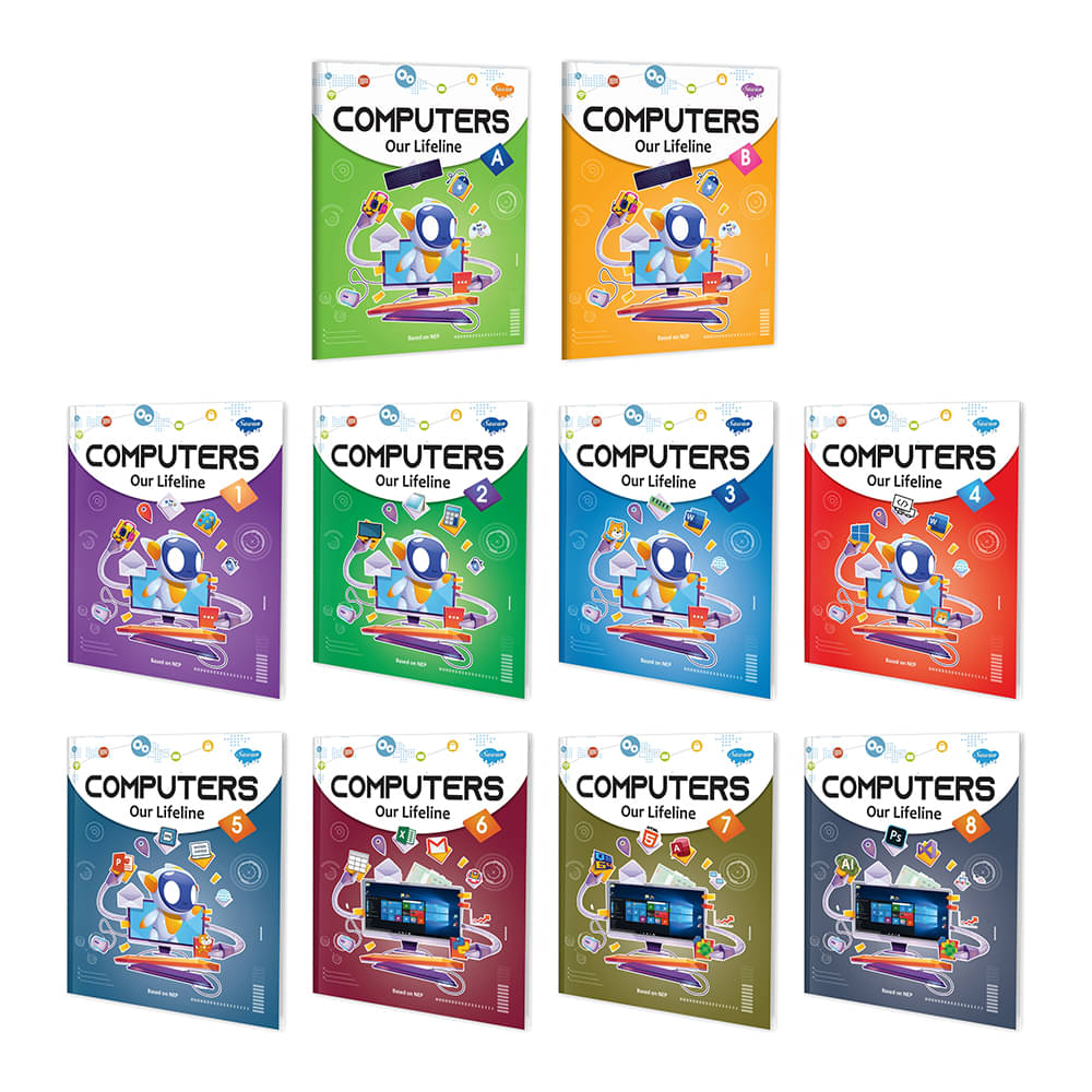 Computers Our Lifeline Complete Combo | Pack of 10 Educational Books Computers Our Lifeline Complete Combo | Pack of 10 Educational Books