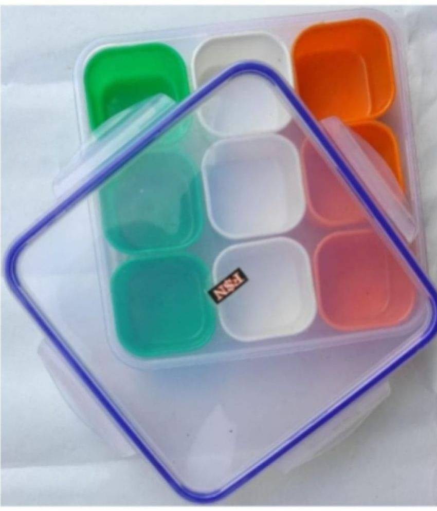     			FSN Plastic Transparent Spice Container ( Set of 1 )