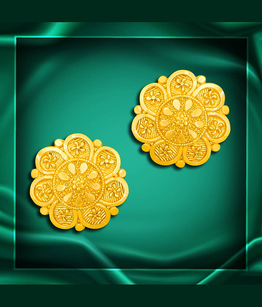 LUV FASHION White Stud Earrings ( Pack of 1 ) - Earrings | Buy online on ZillyBuy
