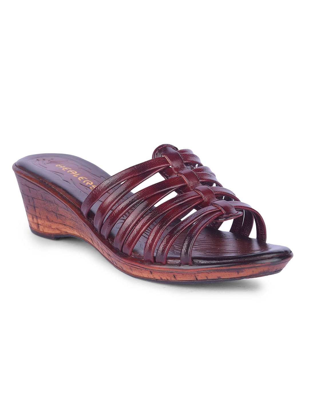 Liberty Maroon Women's Sandal Heels Liberty Maroon Women's Sandal Heels