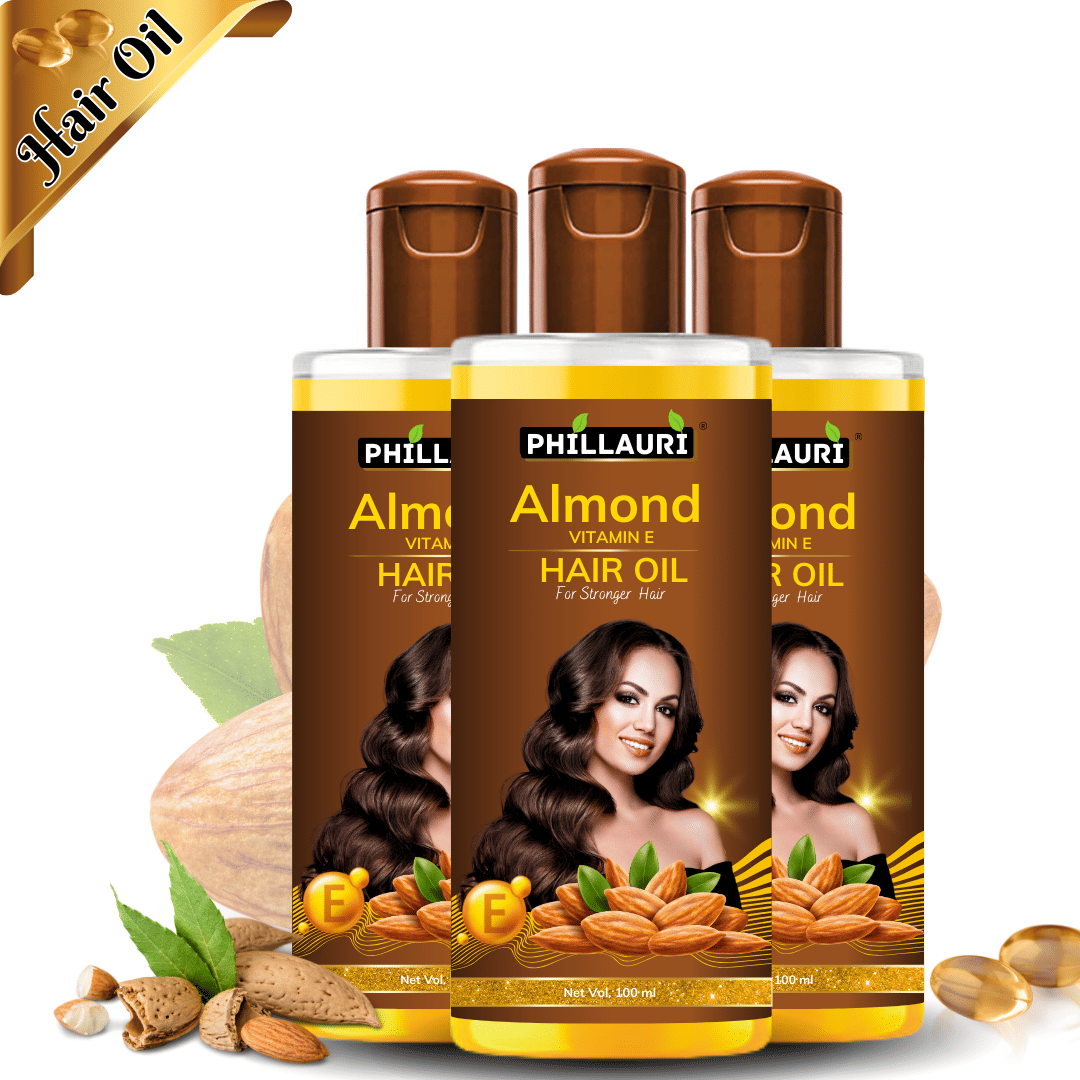     			Phillauri Frizz Control Almond Oil 300 ml ( Pack of 3 )