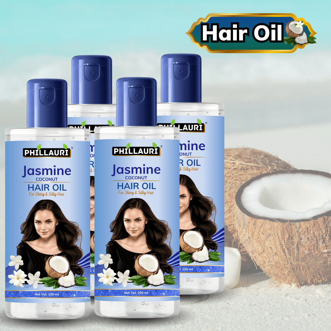     			Phillauri Frizz Control Jasmine oil 400 ml ( Pack of 4 )