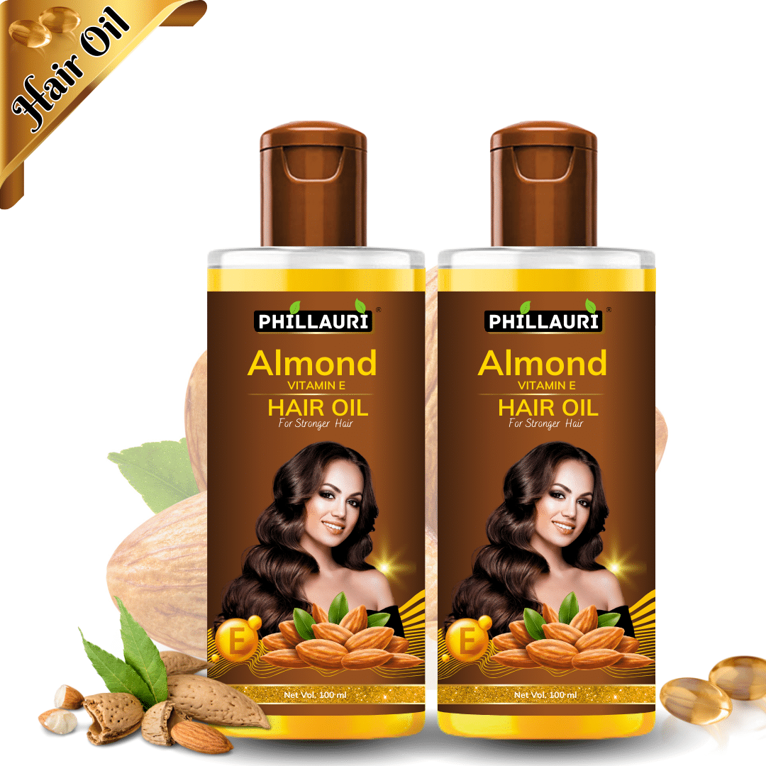     			Phillauri Hair Growth Almond Oil 200 ml ( Pack of 2 )