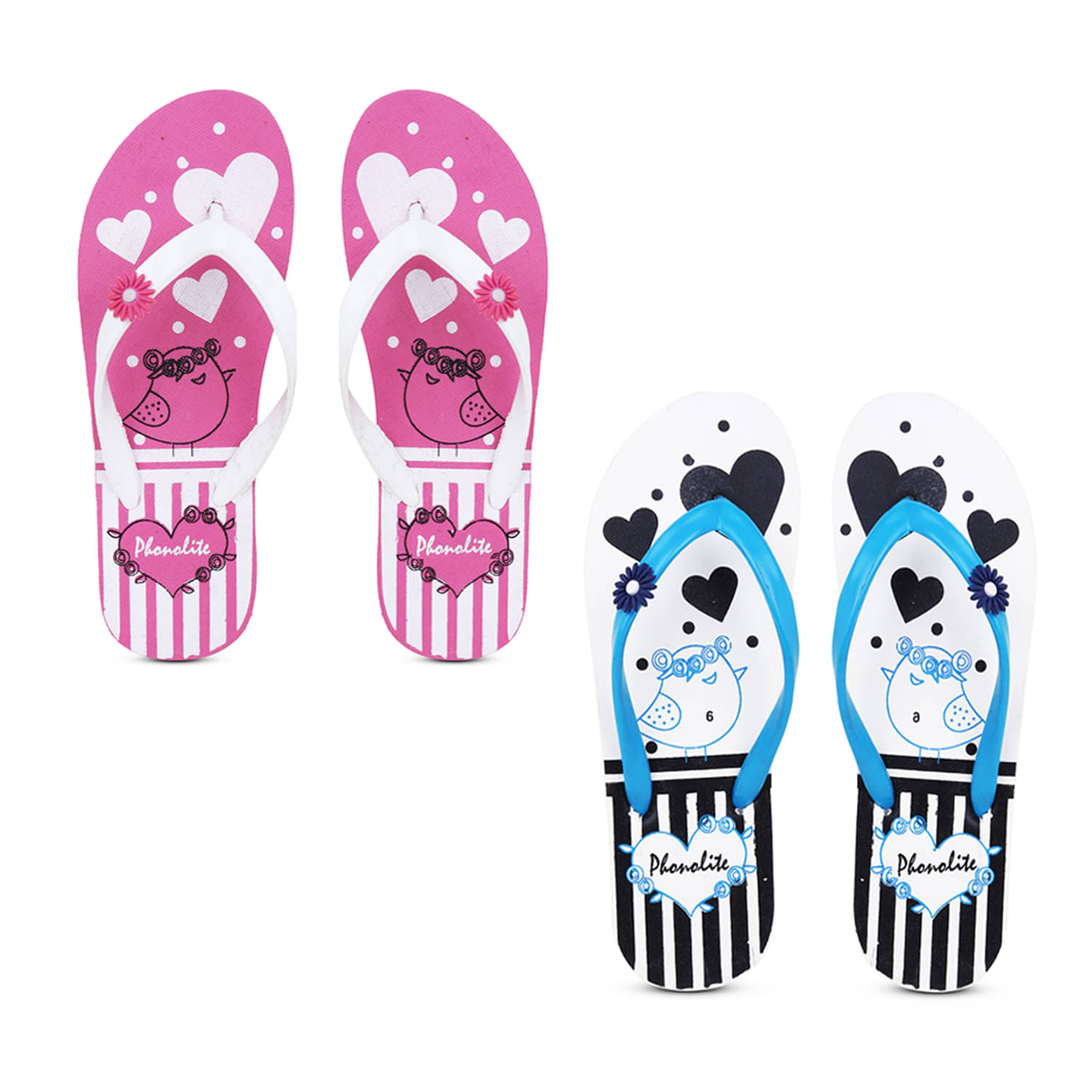 Phonolite Women Slipper Pack of 2 Phonolite Women Slipper Pack of 2