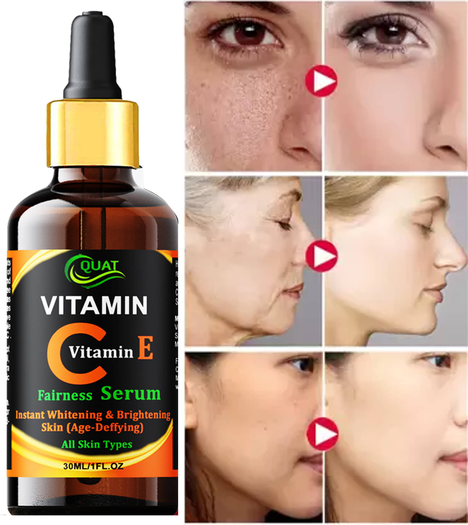 Quat Face Serum Vitamin C Daily Care For All Skin Type ( Pack of 1 )