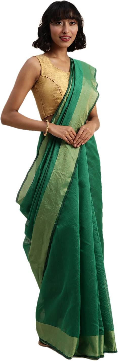 Saadhvi Art Silk Printed Saree With Unstitched Blouse Piece ( Light Green )     			Saadhvi Art Silk Printed Saree With Unstitched Blouse Piece ( Light Green )
