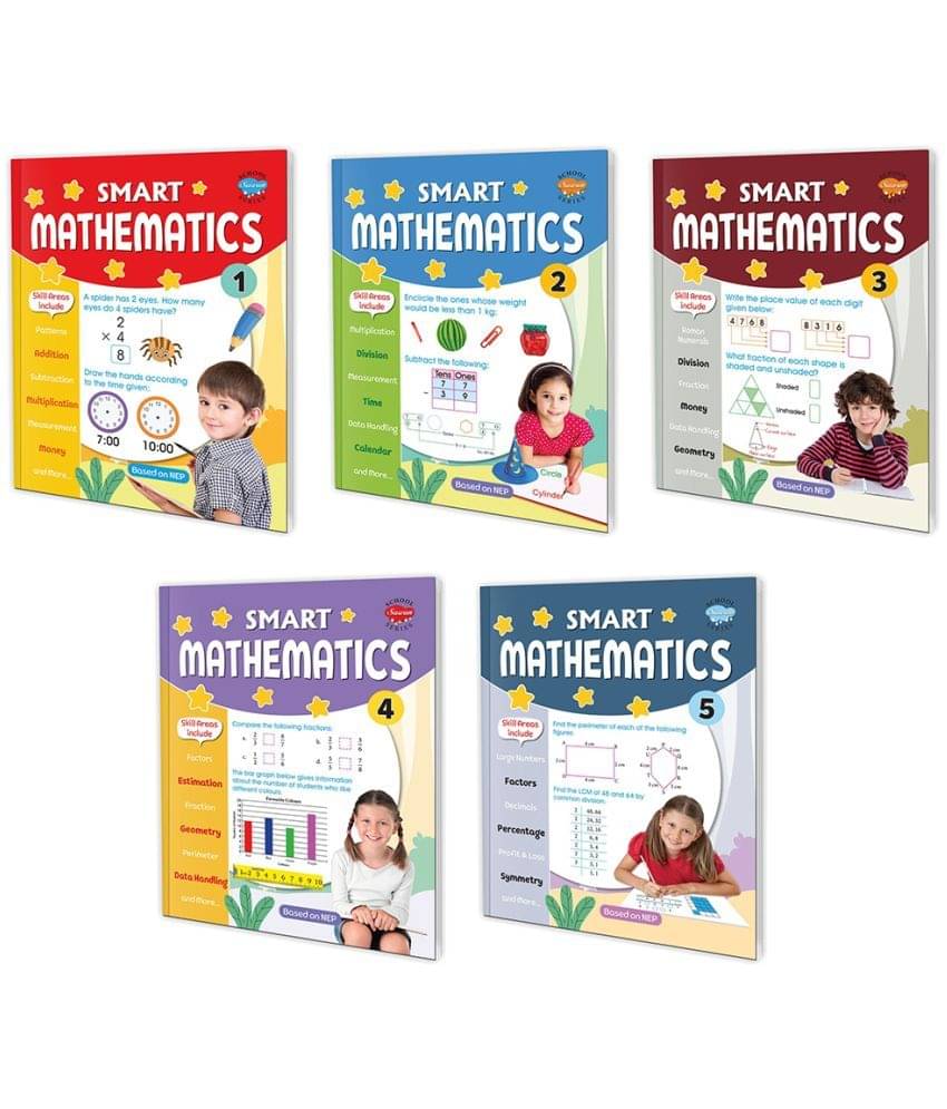 Smart Mathematics Complete Combo | Pack of 5 Educational Books Smart Mathematics Complete Combo | Pack of 5 Educational Books