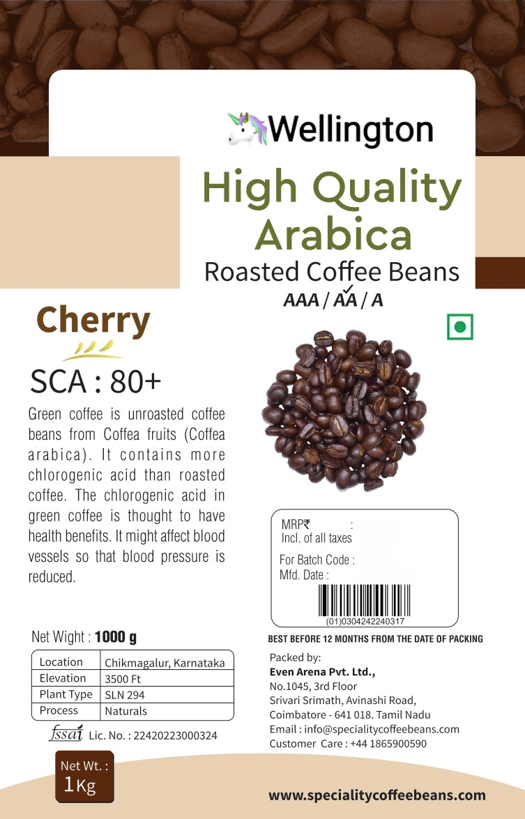     			Wellington Marketers Coffee Beans 1 kg