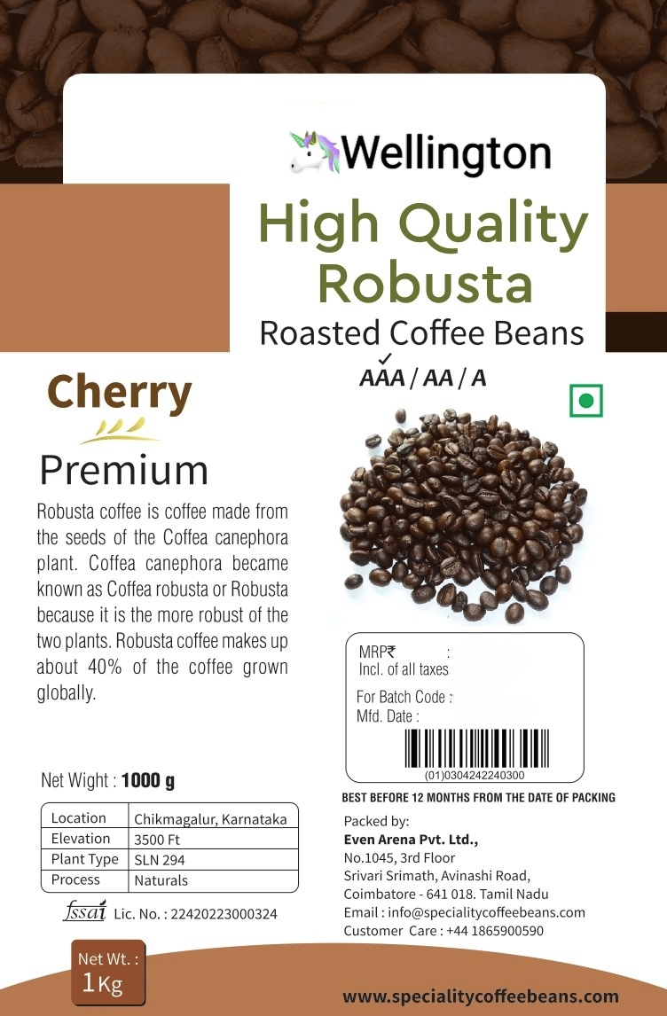 Wellington Marketers Coffee Beans 1 kg Wellington Marketers Coffee Beans 1 kg