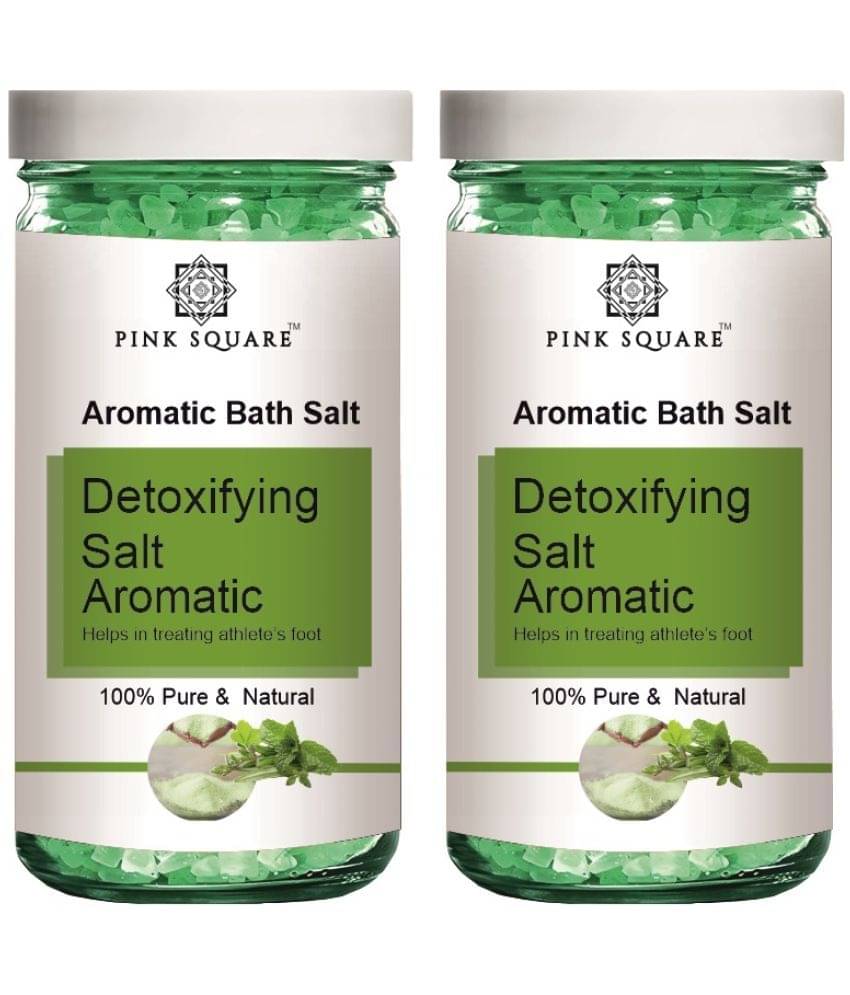     			pink square Bath Salt Crystal Aromatic Bath Salt 200 g Pack of 2