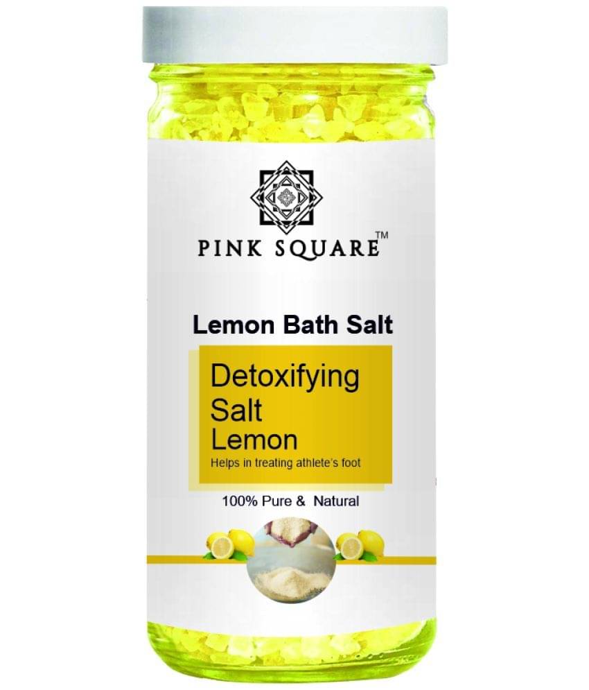     			pink square Bath Salt Crystal Lemon Bath Salt 200 g