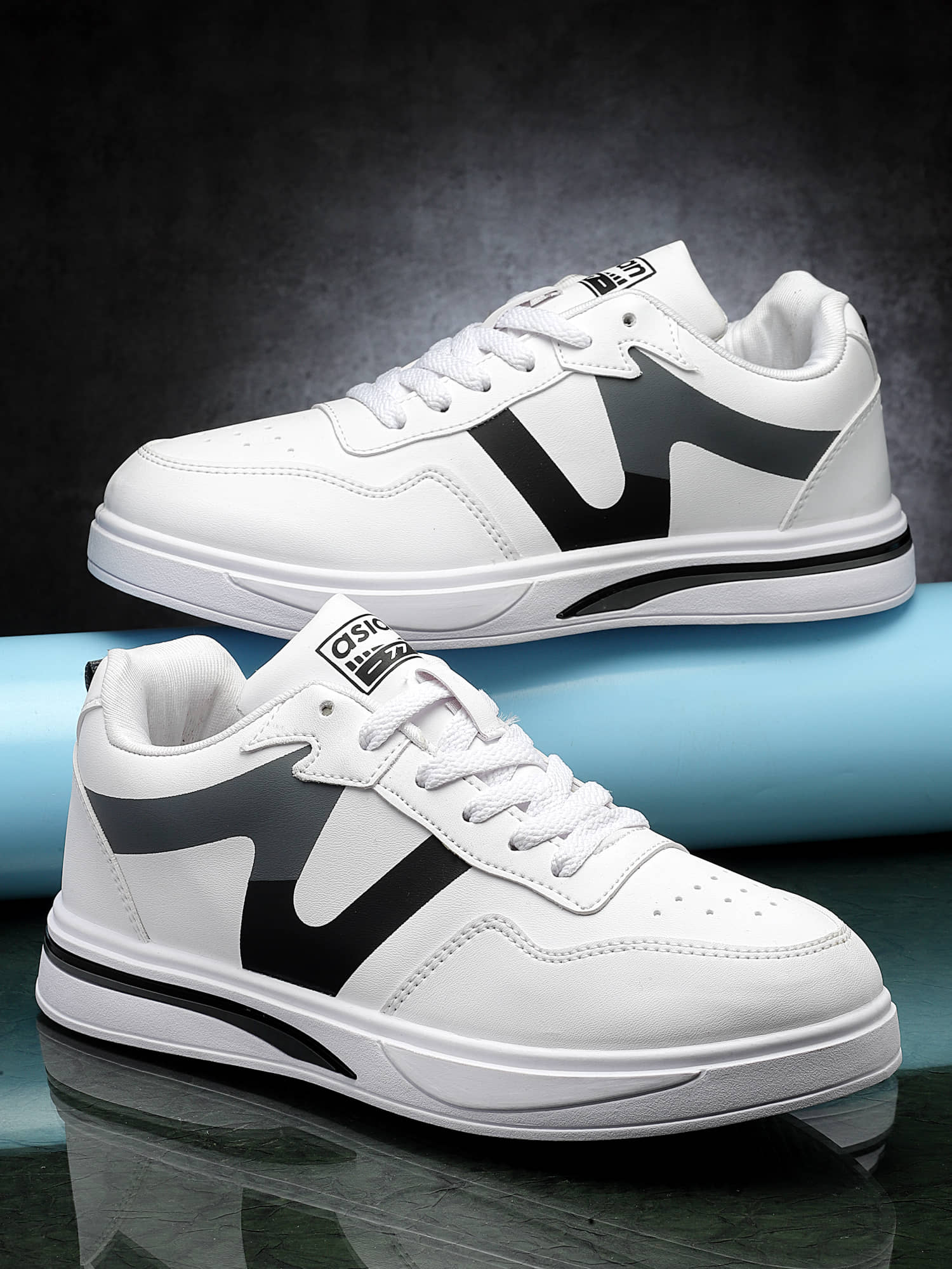 ASIAN SYDNEY-01 White Men's Sneakers - Casual Shoes | Buy online on ZillyBuy