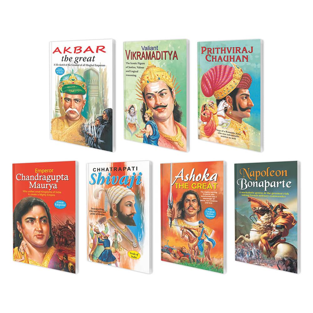 Biographies Of Great Emperors Complete Combo | Set Of 7 Books Biographies Of Great Emperors Complete Combo | Set Of 7 Books