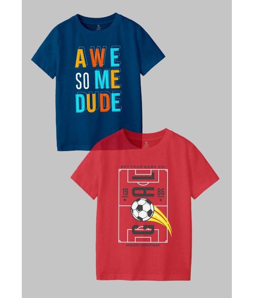     			CODEZ Pack of 1 Boys Cotton Blend T-Shirt ( Multi Color )