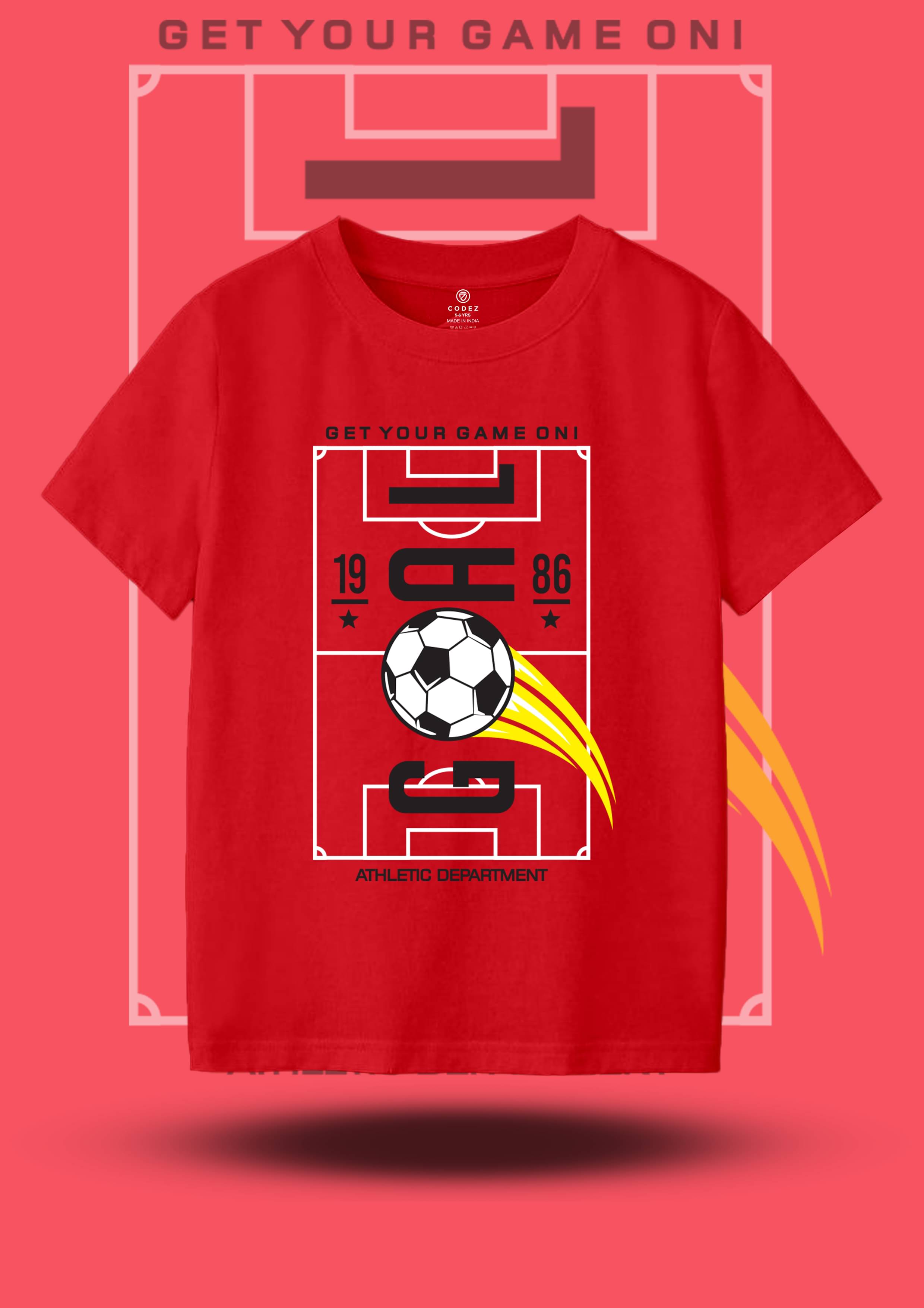     			CODEZ Pack of 1 Boys Cotton Blend T-Shirt ( Red )