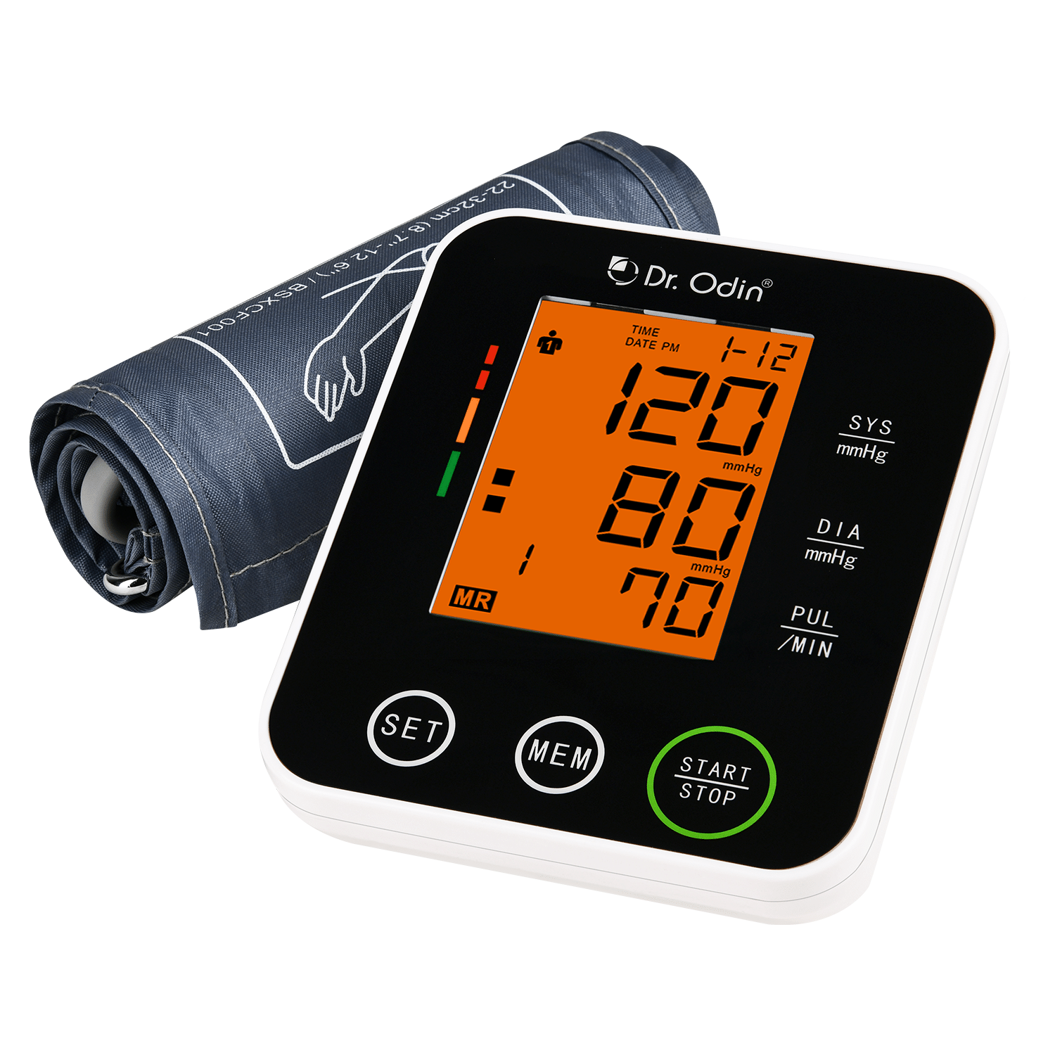     			Dr. Odin Bp Monitor 516 Large Display, BP indicator USB Port Backlight function Black (Pack of 1)