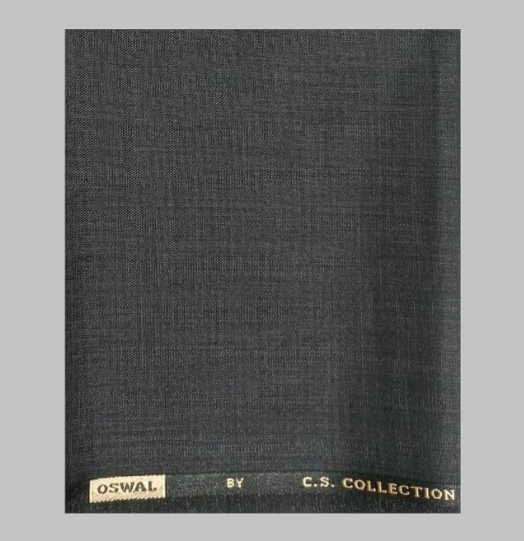     			Fabkart Dark Grey Polyester Blend Men's Unstitched Pant Piece ( Pack of 1 )