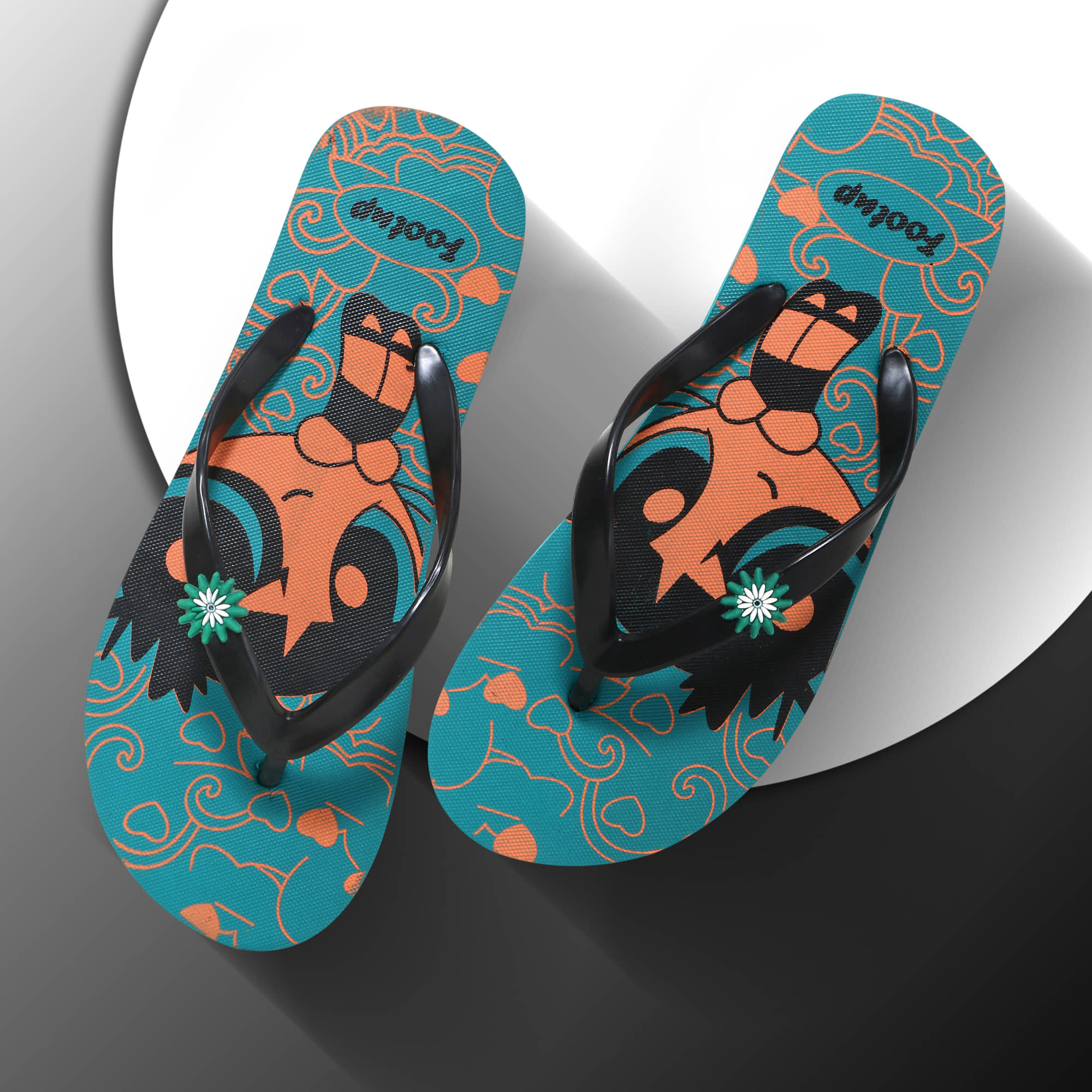 Footup Green Women's Daily Slipper