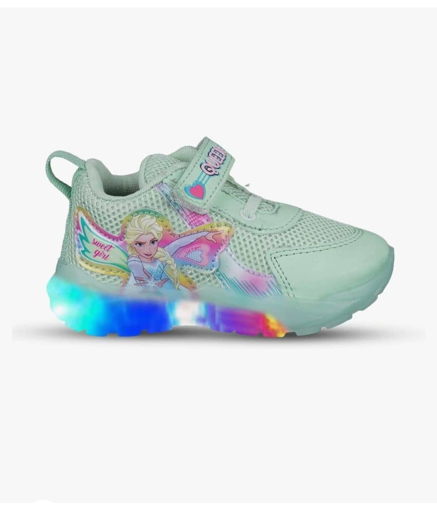 GLOBIN - Sea Green Girl's LED Shoes ( 1 Pair ) - Casual Shoes | Buy online on ZillyBuy