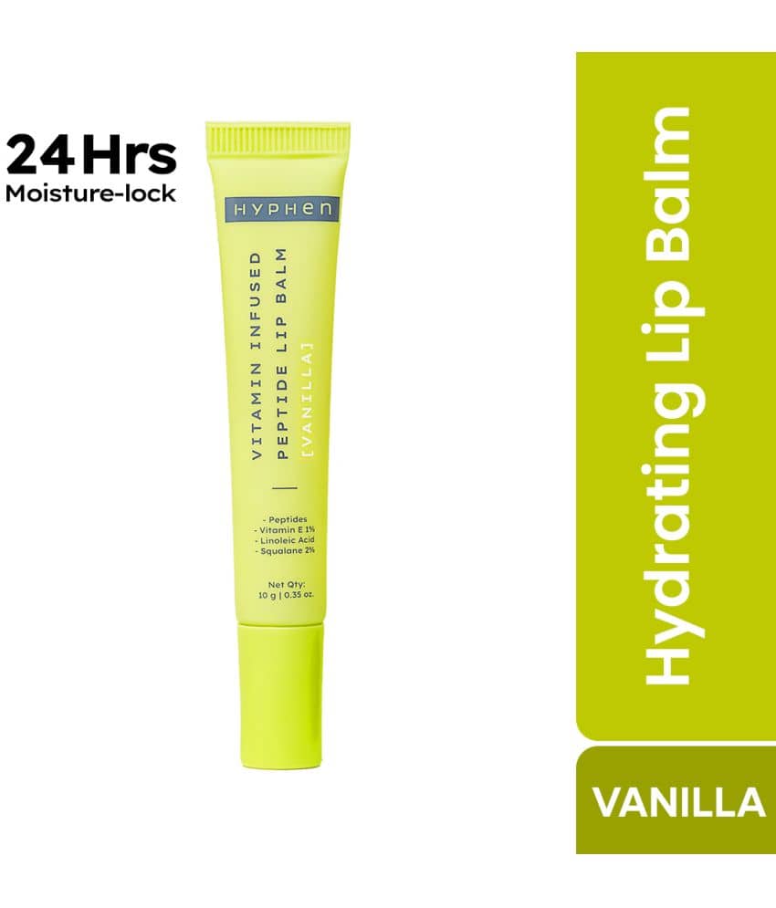 Hyphen Vitamin Infused Peptide Lip Balm- Vanilla 10 gm (Pack of 1)