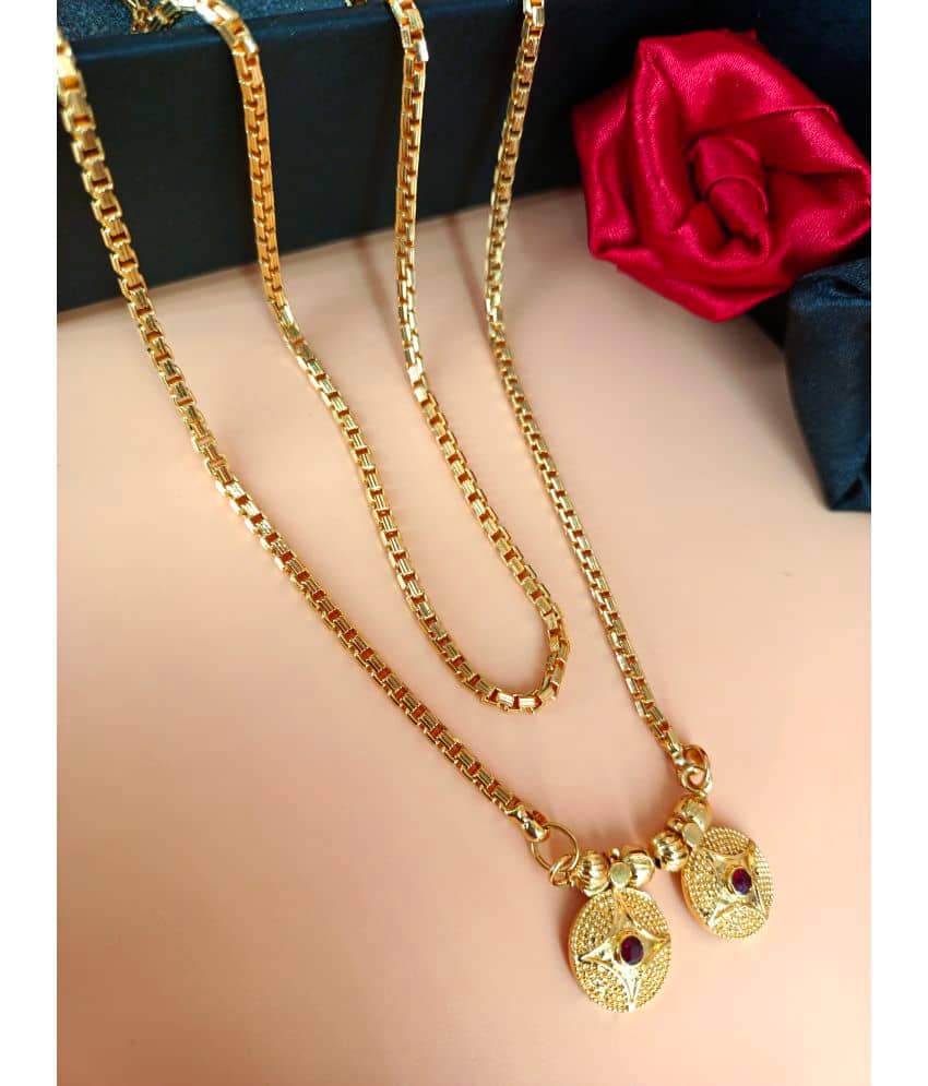 JIPPA Golden Mangalsutra ( Pack of 1 )