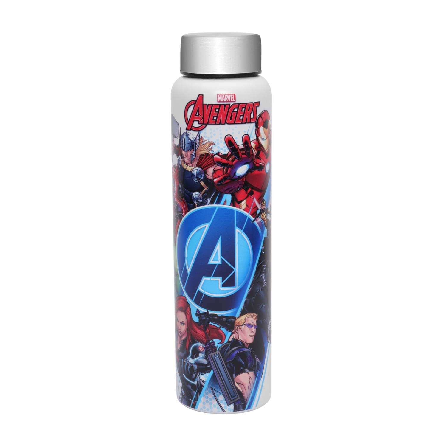 Jaypee Plus Avengers Galaxy Prime Blue Stainless Steel School Water Bottle 900 mL ( Set of 1 ) Jaypee Plus Avengers Galaxy Prime Blue Stainless Steel School Water Bottle 900 mL ( Set of 1 )