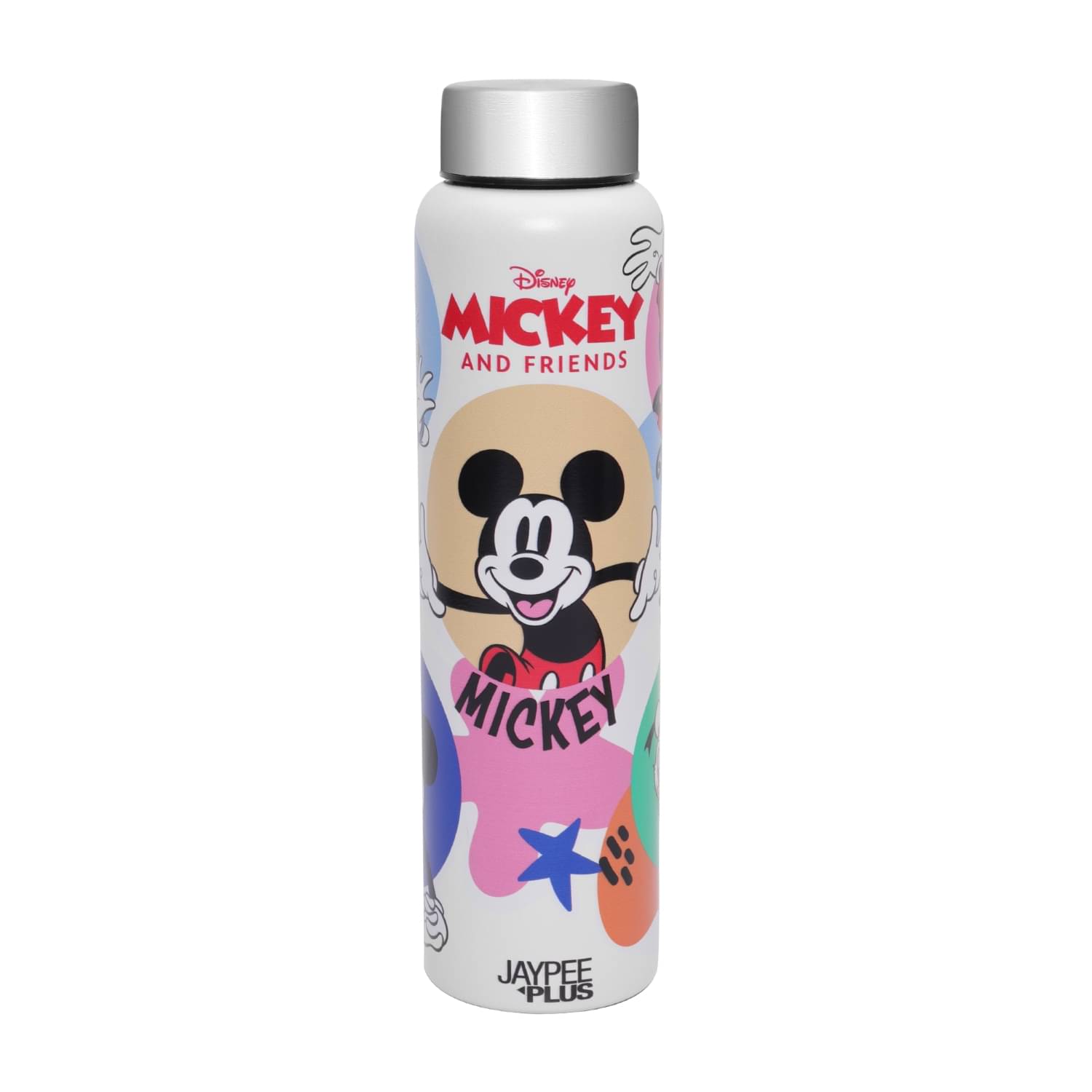     			Jaypee Plus Mickey Mouse Galaxy Prime Pink Stainless Steel School Water Bottle 900 mL ( Set of 1 )