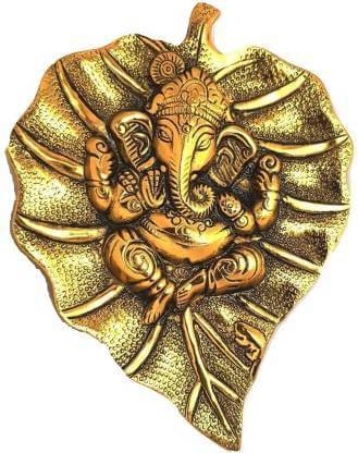 KridayKraft Brass Lord Ganesha Idol ( 3 cm ) KridayKraft Brass Lord Ganesha Idol ( 3 cm )