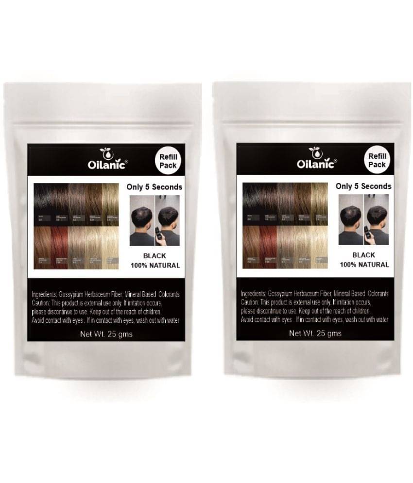 Oilanic Hair Building Fibers Instant Fuller Hair 25 gm Pack of 2     			Oilanic Hair Building Fibers Instant Fuller Hair 25 gm Pack of 2