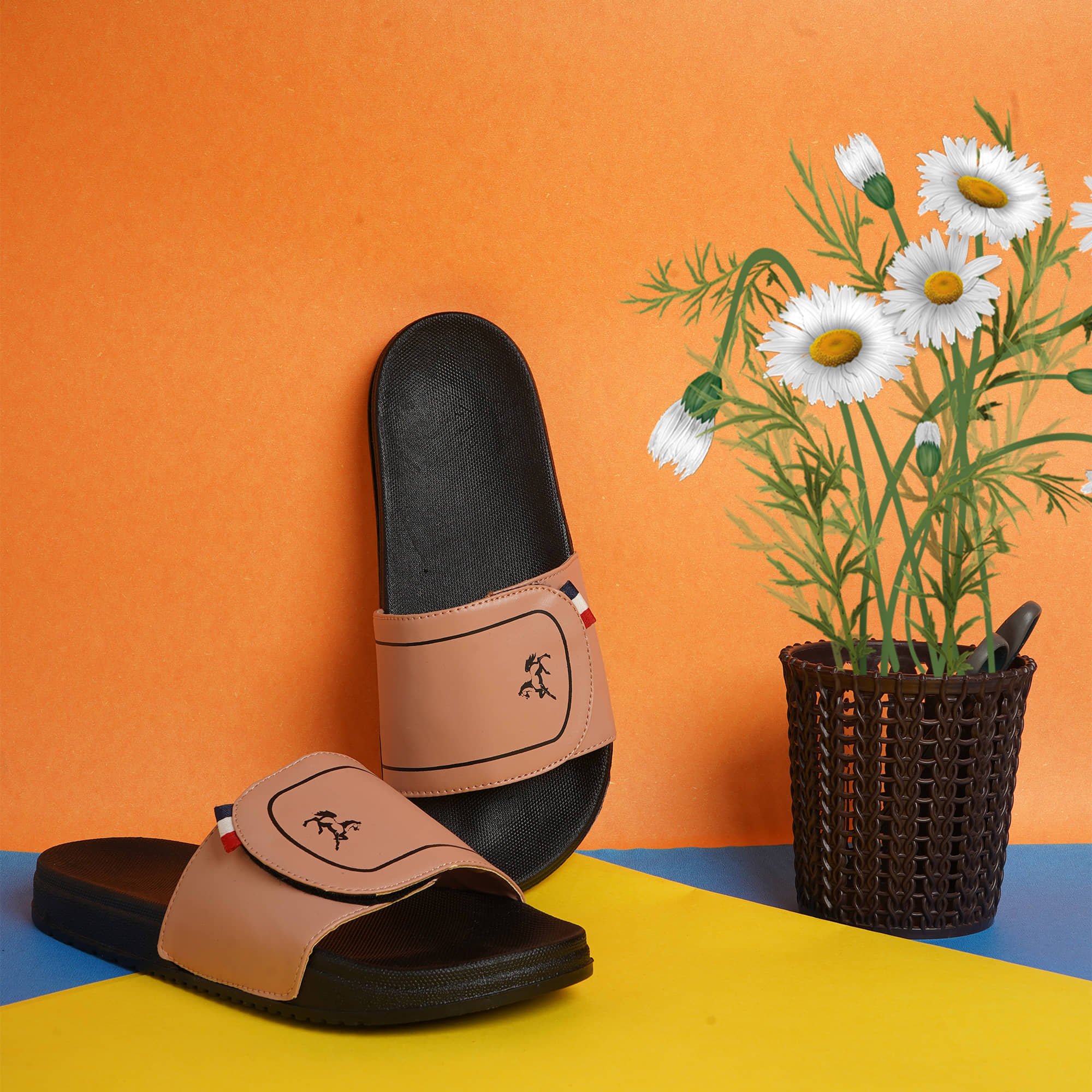 PERY PAO Peach Men's Slide Flip Flop