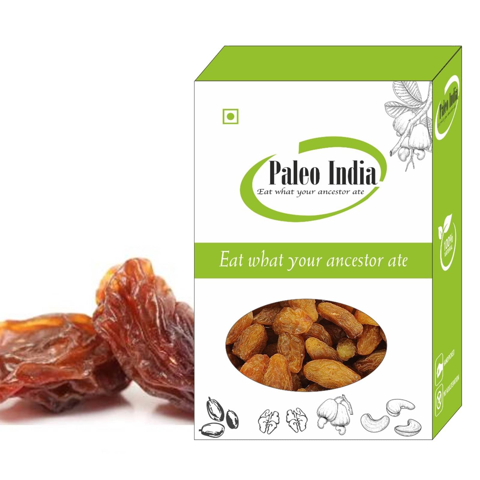 Paleo India Raisin with Seeds (Munakka) 400g g     			Paleo India Raisin with Seeds (Munakka) 400g g