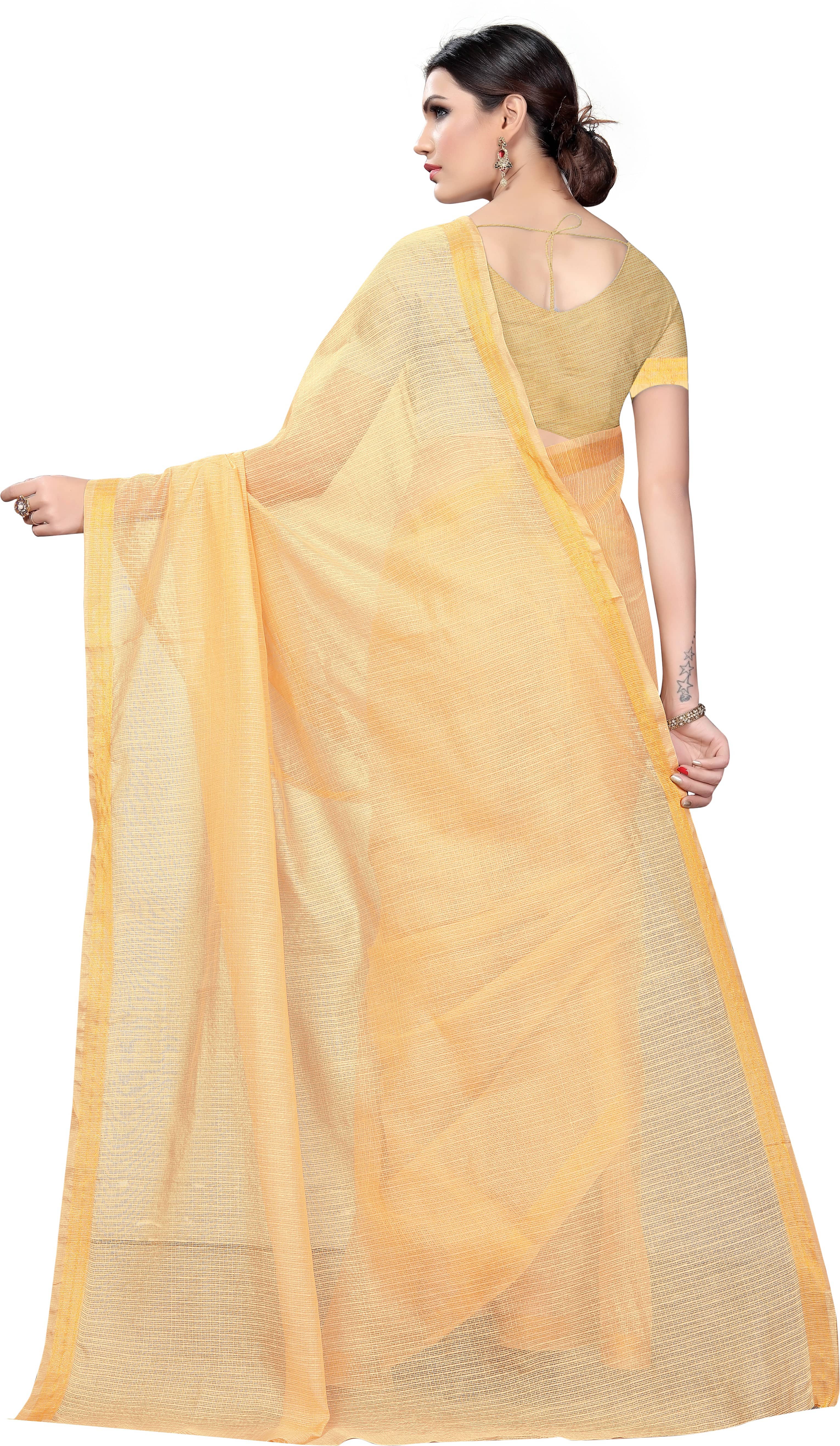 Sadhvi Art Silk Printed Saree With Unstitched Blouse Piece ( Beige ) - Sarees | Buy online on ZillyBuy