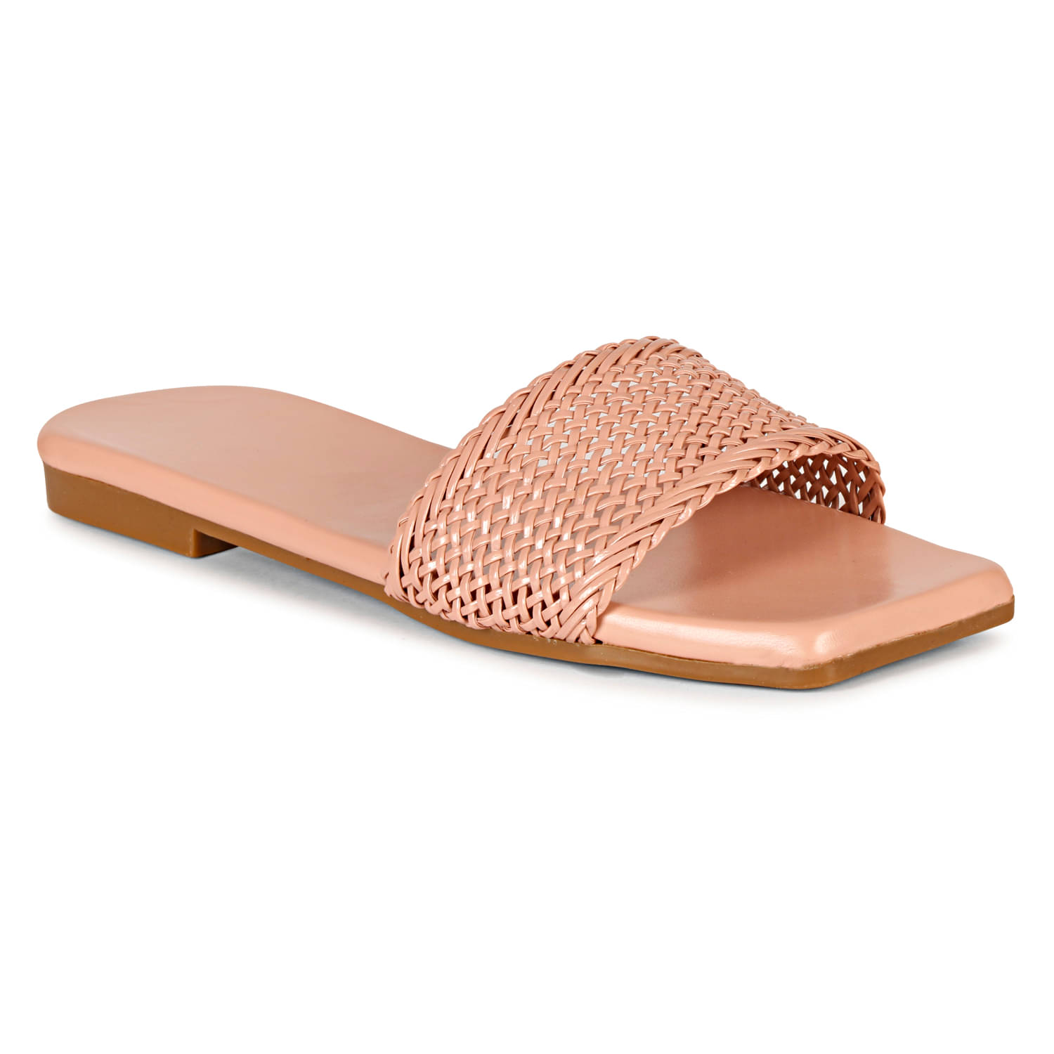     			Saheb Peach Women's Flats