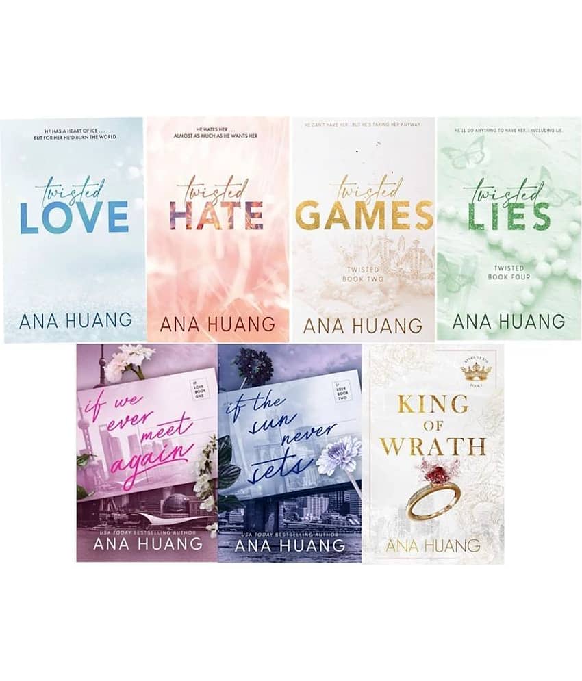 Twisted Love + Twisted Hate + Twisted Games + Twisted Lies + If We Ever Meet Again + If The Sun Never Sets + King Of Wrath (Combo by Ana Huang) - Stationery | Buy online on ZillyBuy