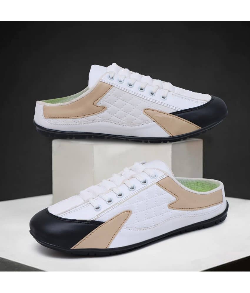 VATELIO Stylish/Comfortable White Men's Lifestyle Shoes - Casual Shoes | Buy online on ZillyBuy