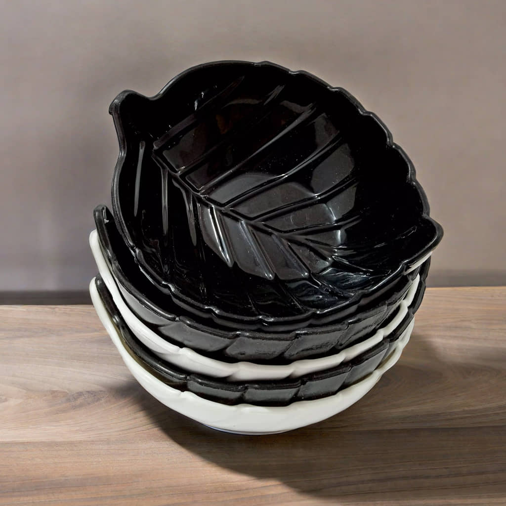 kitchrox Plastic Snacks Bowl 100 mL ( Set of 6 )