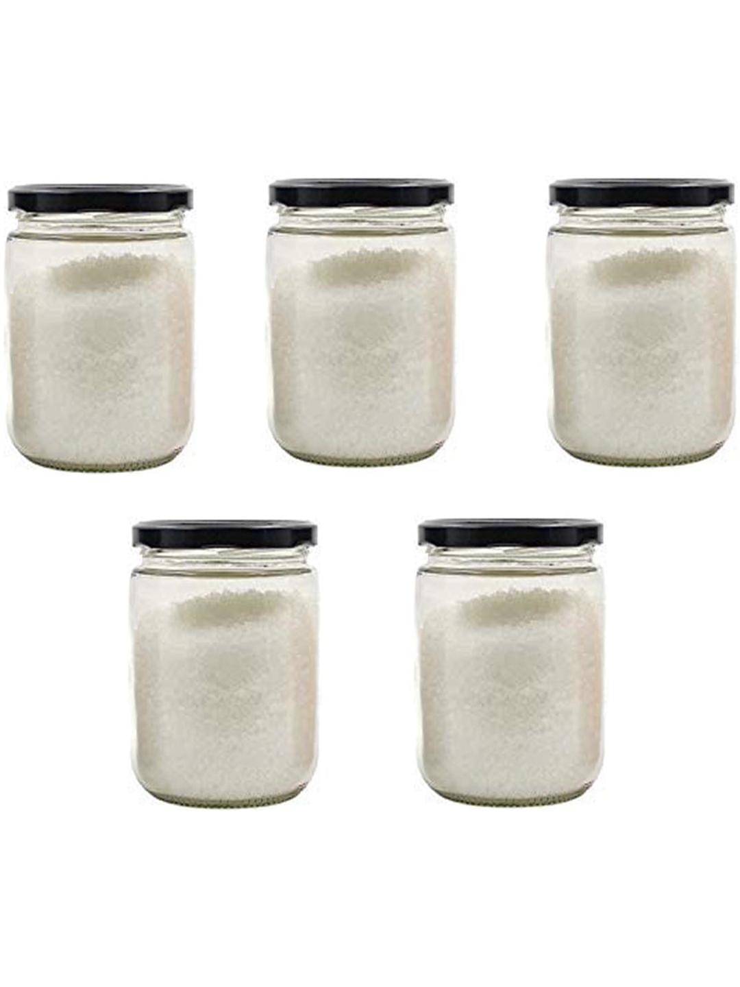     			AFAST Glass Container Glass Multicolor Salt/Pepper Container ( Set of 5 )